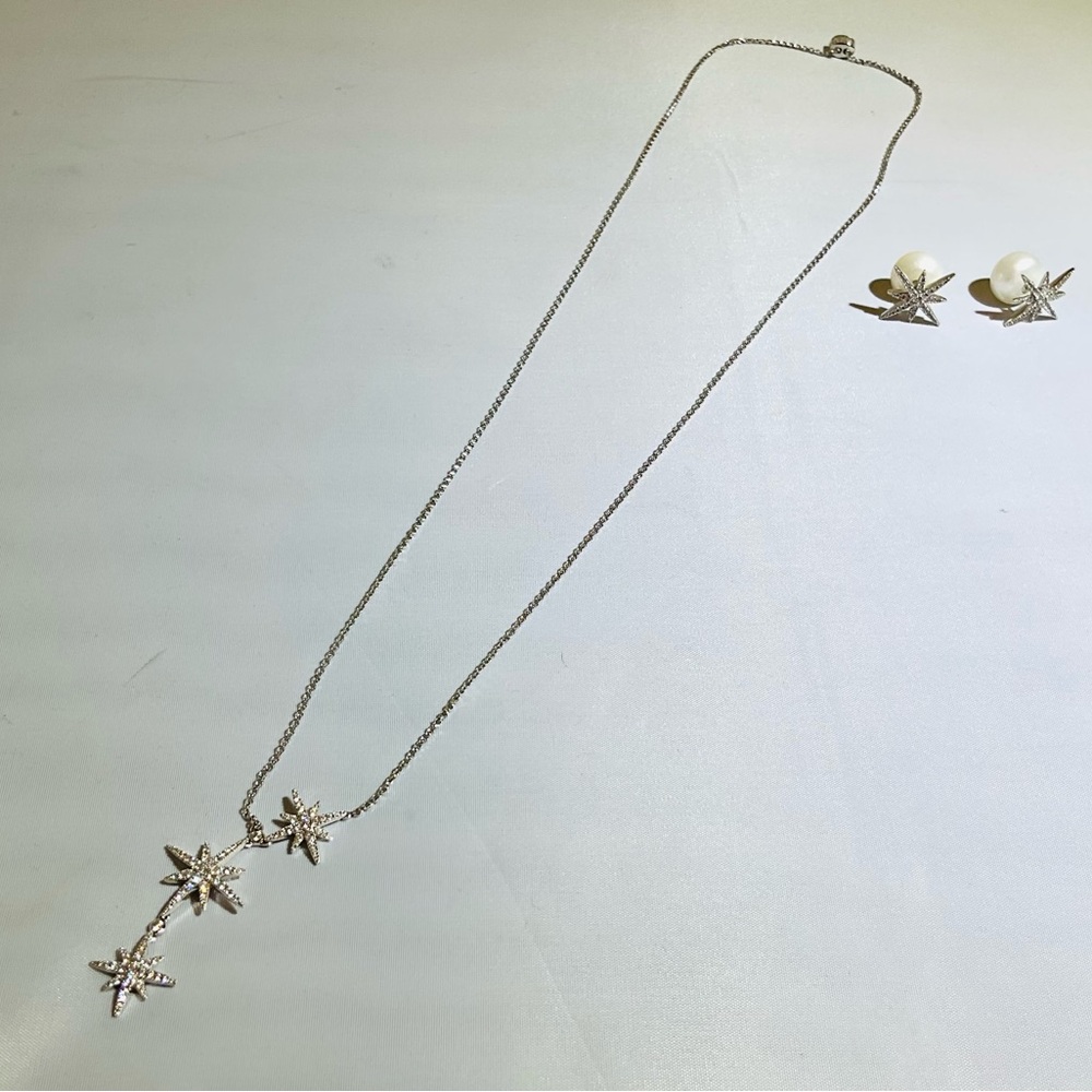 APM Monaco Meteorites Necklace and Earring Set
